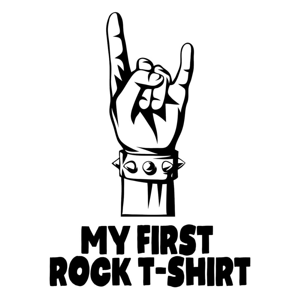 My First Rock T-shirt Cuki Baba Body Ruha 2