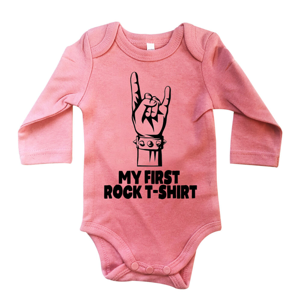 My First Rock T-shirt Cuki Baba Body Ruha 3