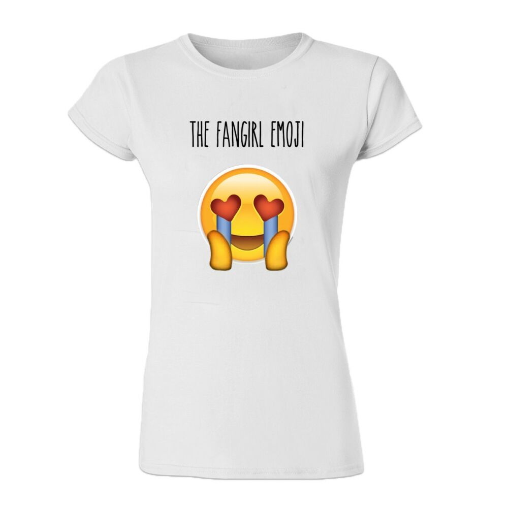 The Fangirl Emoji Vicces Póló