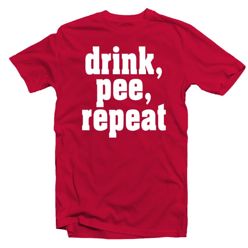 Drink, Pee, Repeat' Feliratos Fesztivál Póló