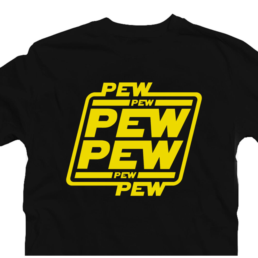 Pew Pew Pew Star Wars Geek Gamer Póló 2