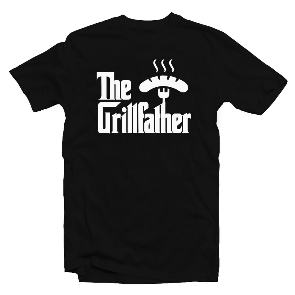 The Grillfather - Kolbász Ajándék Póló Grill Rajongóknak