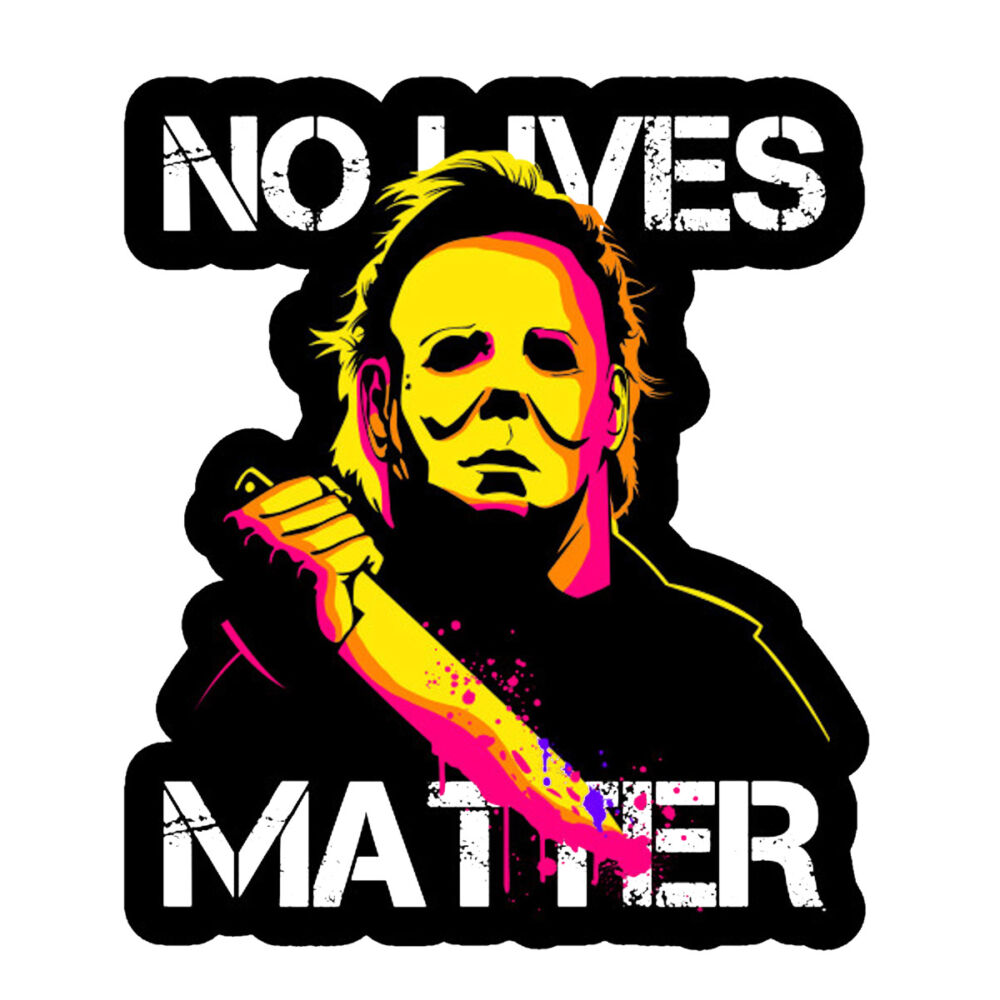 No Lives Matter Myers Vicces Ajándék Póló Halloween-re 2