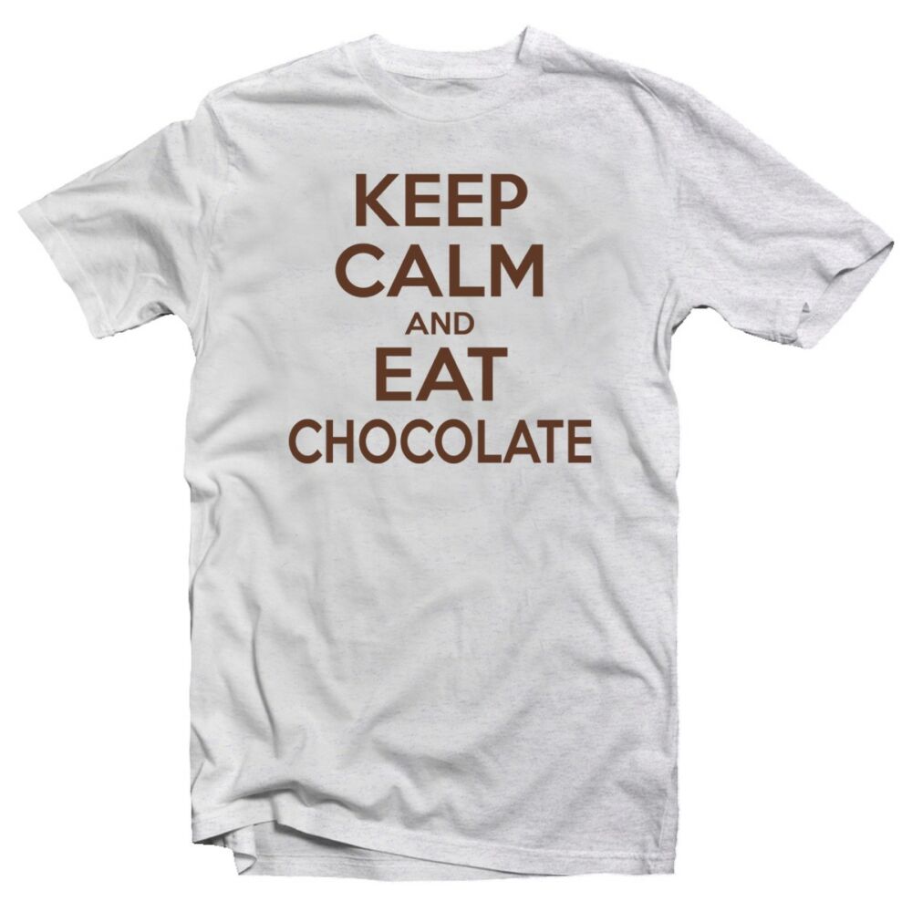 Keep Calm And Eat Chocolate Meglepetés Póló