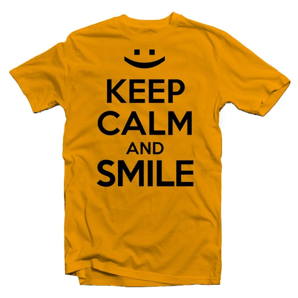 Keep Calm And Smile Ajándék Póló