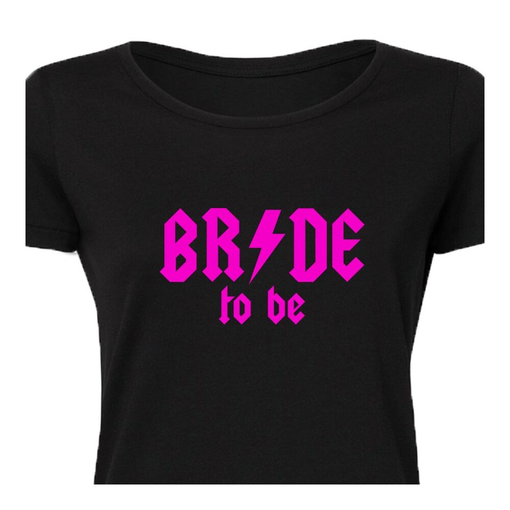 Bride To Be AC/DC' Feliratos Lánybúcsú Női Póló 2