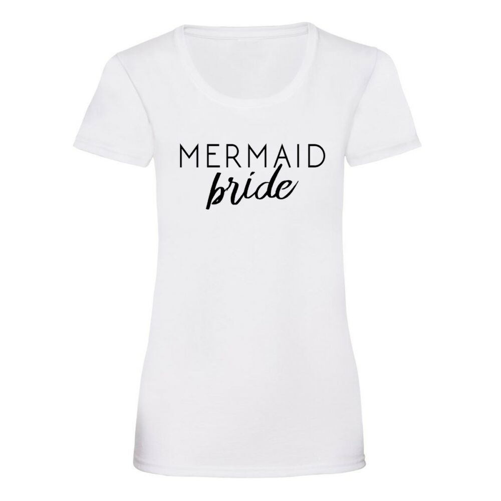 Mermaid Bride Női Póló Lánybúcsúra