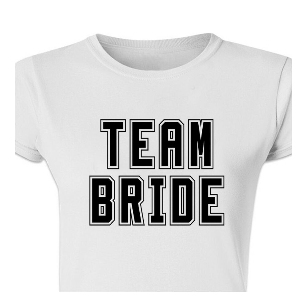 Team Bride' Feliratos Lánybúcsú Női Póló 2