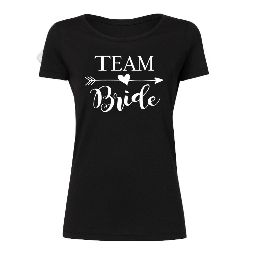 Team Bride Lady' Feliratos Lánybúcsú Női Póló