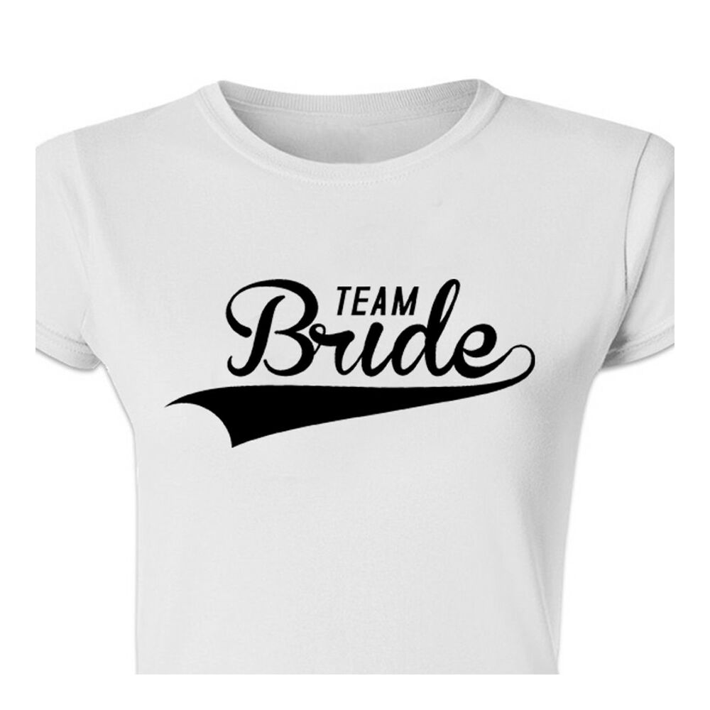 Team Bride Baseball' Feliratos Lánybúcsú Női Póló 2