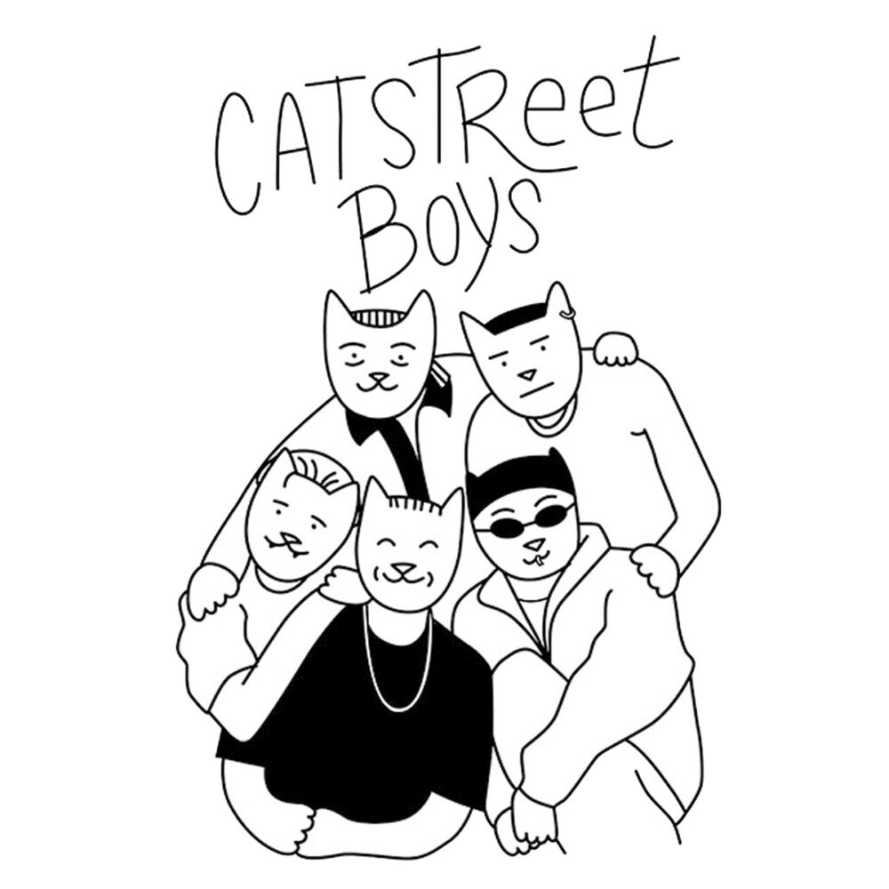Catstreet Boys Vicces Ajándék Póló 2