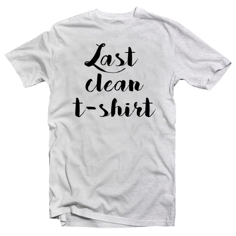 Last Clean T-shirt Feliratos Vicces Póló