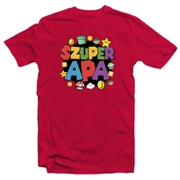 Kép 1/4 - Szuper Apa Mario Ajándék Póló