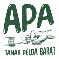 Kép 2/4 - Apa: Tanár, Példa, Barát Ajándék Póló 2
