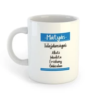 Kép 2/2 - Mátyás - Ajándék Névnapos Bögre