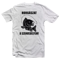 Kép 1/3 - Horgászat a Szenvedélyem Vicces, Horgász Póló