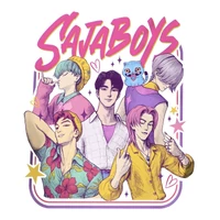 Kép 2/4 - K-Pop Démonvadászok: Saja Boys Mintás Bögre 2
