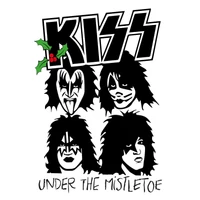 Kép 3/4 - Kiss Under the Mistletoe Ajándék Póló 2