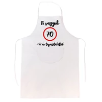 Kép 1/3 - 18 Vagyok 70 Év Tapasztalattal' Vicces, Tréfás Kötény