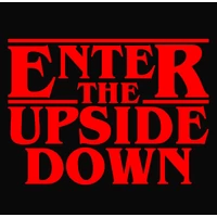 Kép 2/2 - Enter The Upside Down Vicces Lábtörlő