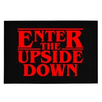 Kép 1/2 - Enter The Upside Down Vicces Lábtörlő