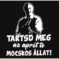 Kép 2/2 - Tartsd Meg az Aprót, Te Mocskos Állat Vicces Lábtörlő 2