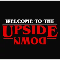 Kép 2/2 - Welcome To The Upside Down Vicces Lábtörlő