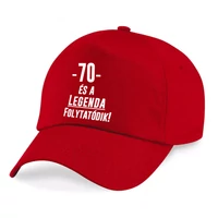 Kép 1/2 - 70 és a Legenda Folytatódik! Ajándék Szülinapi Baseball Sapka