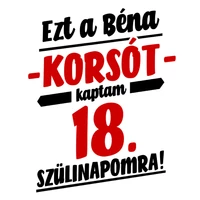 Kép 2/3 - Ezt a Béna Ajándékot Kaptam 18. Szülinapomra! Szülinapi Söröskorsó 2