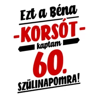 Kép 2/3 - Ezt a Béna Ajándékot Kaptam 60. Szülinapomra! Szülinapi Söröskorsó 2