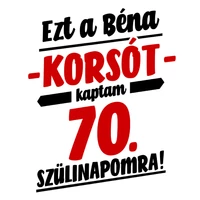 Kép 2/3 - Ezt a Béna Ajándékot Kaptam 70. Szülinapomra! Szülinapi Söröskorsó 2