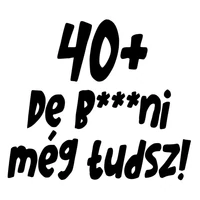 Kép 2/4 - 40+, De b***ni Még Tudsz Szülinapi Vicces Póló 2