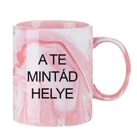 Kép 1/2 - Márvány Mintás Bögre Egyedi Mintával - 3990 Ft