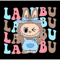 Kép 2/3 - Labubu Mintás Vicces Póló - 1.0 2