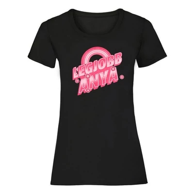 Legjobb Anya Pink Ajándék Póló