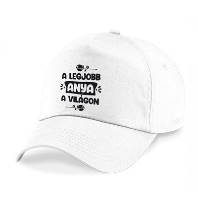 Legjobb Anya a Világon Rózsa Mintás Ajándék Baseball Sapka