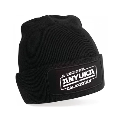 A Legjobb Anya a Galaxisban Fekete Ajándék Télisapka