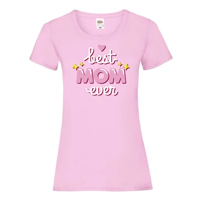 Best Mom Pink - Anyák Napi Ajándék Póló