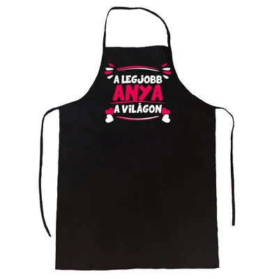 A Legjobb Anya a Világon Pink Szívek Ajándék Kötény A Legjobb Anya a Világon Pink Szívek Ajándék Kötény