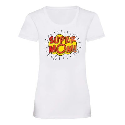 Szuper Anyu - Super Mom Anyák Napi Ajándék Póló