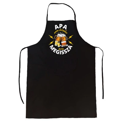 Apa Nem Kérdez, Apa Megissza Ajándék Vicces Kötény