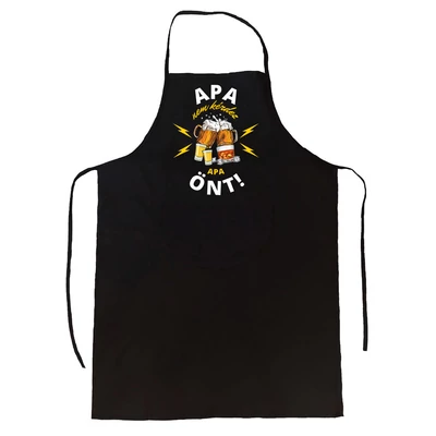 Apa Nem Kérdez, Apa Önt Ajándék Vicces Kötény