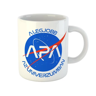 A Legjobb Apa az Univerzumban Ajándék Bögre