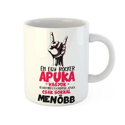 Rocker Apuka Ajándék Bögre