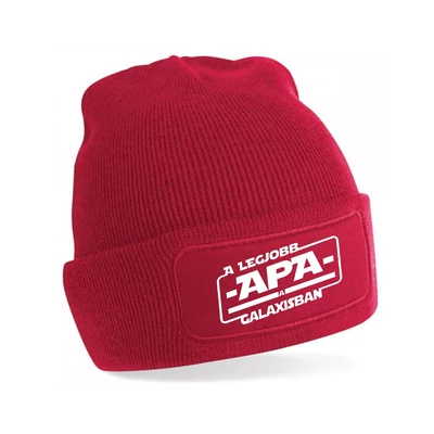 A Legjobb Apa a Galaxisban Piros Ajándék Télisapka