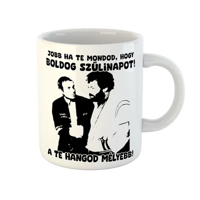 A Te Hangod Mélyebb Vicces Ajándék Bögre Szülinapra A Te Hangod Mélyebb Vicces Ajándék Bögre Szülinapra