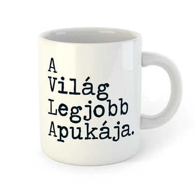 A Világ Legjobb Apukája Ajándék Bögre