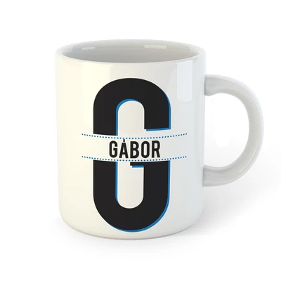 Gábor - Ajándék Névnapos Bögre