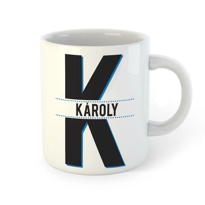 Károly - Ajándék Névnapos Bögre