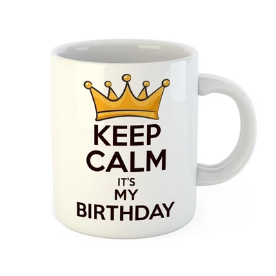 KEEP CALM, It's My Birthday Szülinapi Ajándék Bögre